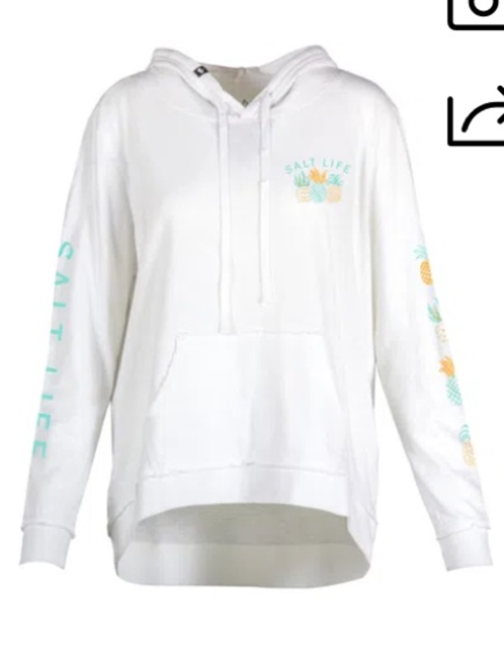 Salt Life White Pineapple Hoodie Sweatshirt